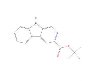 tert-Butyl &beta;-Carboline-3-carboxylate (CAS 93835-05-3) - chemical structure image