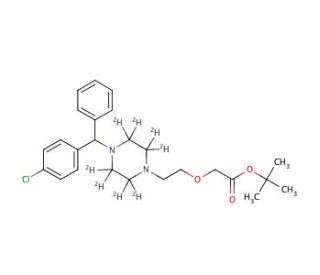 tert-Butyl Cetirizine-d8 - chemical structure image
