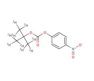 tert-Butyl-d9 4-Nitrophenyl Carbonate (CAS 1190006-35-9) - chemical structure image