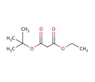 tert-Butyl ethyl malonate (CAS 32864-38-3) - chemical structure image