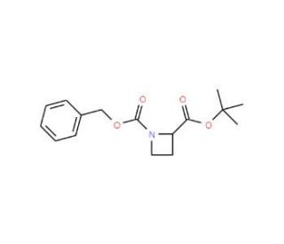 tert-Butyl-L-N-benzyloxycarbonylazetidine-2-carboxylate (CAS 153704-88-2) - chemical structure image
