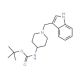 tert-butyl N-[1-(1H-indol-3-ylmethyl)piperidin-4-yl]carbamate - chemical structure image