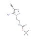 tert-butyl N-[2-(5-amino-4-cyano-1H-1,2,3-triazol-1-yl)ethyl]carbamate - chemical structure image