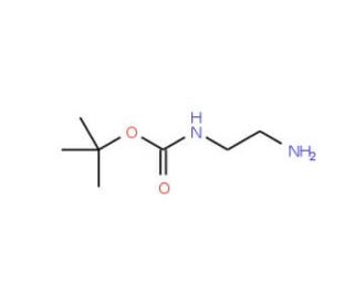 tert-butyl N-(2-aminoethyl)carbamate (CAS 57260-73-8 ) - chemical structure image