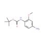 tert-butyl N-(4-amino-2-methoxyphenyl)carbamate - chemical structure image