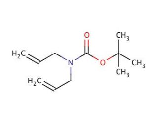 tert-Butyl N,N-diallylcarbamate (CAS 151259-38-0) - chemical structure image