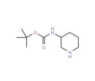 tert-butyl N-(piperidin-3-yl)carbamate (CAS 172603-05-3) - chemical structure image