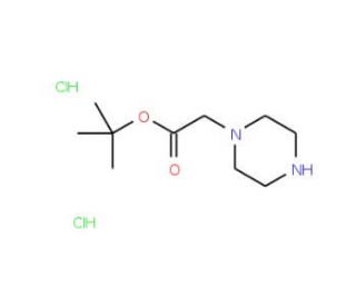 tert-Butyl Piperazin-1-yl-acetate dihydrochloride (CAS 827614-56-2) - chemical structure image