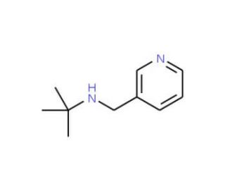 tert-butyl(pyridin-3-ylmethyl)amine (CAS 97266-25-6) - chemical structure image