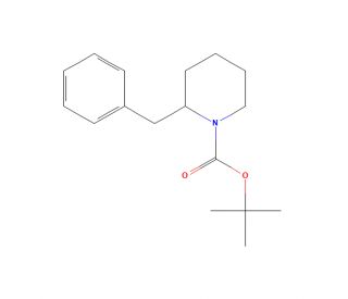 tert-Butyl (R)-2-benzylpiperidine-1-carboxylate (CAS 1242146-46-8) - chemical structure image