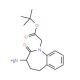 tBu-(S)-(3-amino-2-oxo-2,3,4,5-tetrahydrobenzo[b]azepin-1-yl) Acetate (CAS 109010-60-8) - chemical structure image