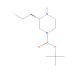 tert-Butyl (S)-3-propylpiperazine-1-carboxylate (CAS 928025-58-5) - chemical structure image