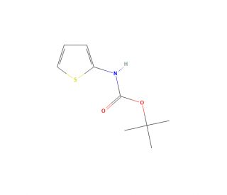 Tert-butyl thiophen-2-ylcarbamate (CAS 56267-50-6) - chemical structure image