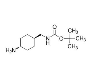 tert-Butyl trans-4-aminocyclohexylmethylcarbamate (CAS 192323-07-2) - chemical structure image