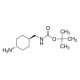 tert-Butyl trans-4-aminocyclohexylmethylcarbamate (CAS 192323-07-2) - chemical structure image