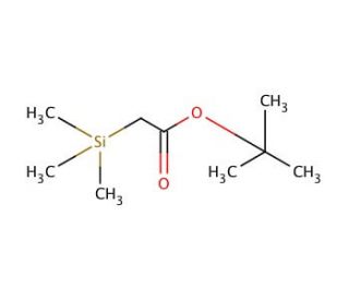 tert-Butyl trimethylsilylacetate (CAS 41108-81-0) - chemical structure image