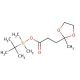tert-Butyldimethylsilyl-2-methyl-1,3-dioxolane-2-propionate (CAS 67226-75-9) - chemical structure image