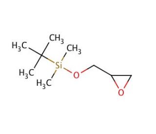 tert-Butyldimethylsilyl glycidyl ether (CAS 78906-15-7) - chemical structure image