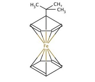 tert-Butylferrocene (CAS 1316-98-9) - chemical structure image