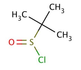 tert-Butylsulfinyl chloride (CAS 31562-43-3) - chemical structure image