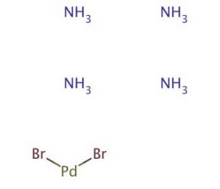 Tetraamminepalladium(II) bromide (CAS 44463-62-9) - chemical structure image