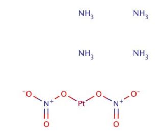 Tetraammineplatinum(II) nitrate (CAS 20634-12-2) - chemical structure image