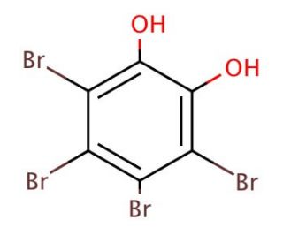 Tetrabromocatechol (CAS 488-47-1) - chemical structure image