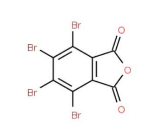 Tetrabromophthalic anhydride (CAS 632-79-1) - chemical structure image