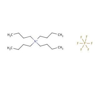 Tetrabutylammonium hexafluorophosphate (CAS 3109-63-5) - chemical structure image