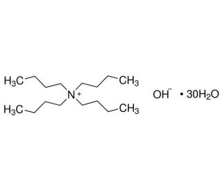 Tetrabutylammonium hydroxide 30-hydrate (CAS 147741-30-8) - chemical structure image