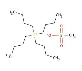 Tetrabutylphosphonium methanesulfonate (CAS 98342-59-7) - chemical structure image