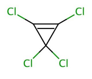 Tetrachlorocyclopropene (CAS 6262-42-6) - chemical structure image