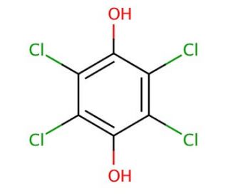 Tetrachlorohydroquinone (CAS 87-87-6) - chemical structure image