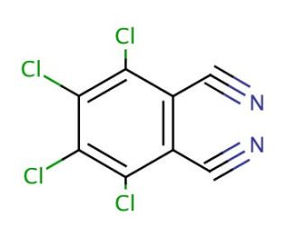 Tetrachlorophthalonitrile (CAS 1953-99-7) - chemical structure image