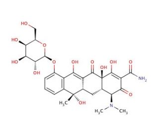 Tetracycline 10-O-b-D-galactopyranoside (CAS 319426-63-6) - chemical structure image