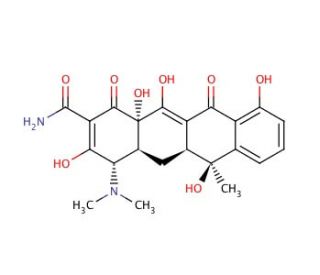 Tetracycline (CAS 60-54-8) - chemical structure image