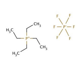 Tetraethylphosphonium hexafluorophosphate (CAS 111928-07-5) - chemical structure image