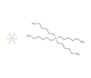 Tetrahexylammonium hexafluorophosphate (CAS 109241-90-9) - chemical structure image