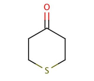 Tetrahydro-4H-thiopyran-4-one (CAS 1072-72-6) - chemical structure image