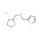 (Tetrahydro-furan-2-ylmethyl)-thiophen-2-ylmethyl-amine hydrochloride - chemical structure image