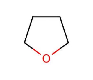 Tetrahydrofuran (CAS 109-99-9) - chemical structure image