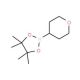Tetrahydropyran-4-boronic acid pinacol ester (CAS 1131912-76-9) - chemical structure image