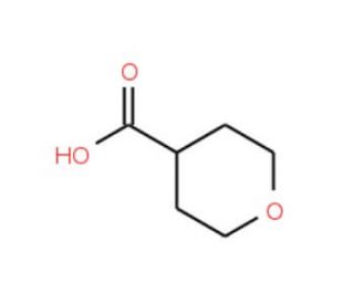 Tetrahydropyran-4-carboxylic acid (CAS 5337-03-1) - chemical structure image