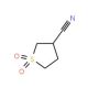 tetrahydrothiophene-3-carbonitrile 1,1-dioxide - chemical structure image