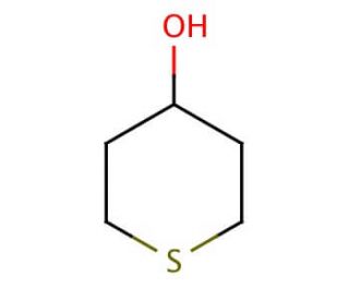 Tetrahydrothiopyran-4-ol (CAS 29683-23-6) - chemical structure image