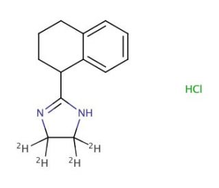 Tetrahydrozoline-d4 Hydrochloride - chemical structure image