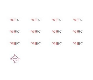 Tetrairidium dodecacarbonyl (CAS 11065-24-0) - chemical structure image