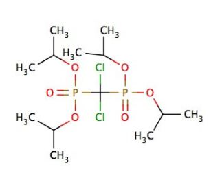 Tetraisopropyl Dichloromethylene Diphosphonate (CAS 10596-22-2) - chemical structure image