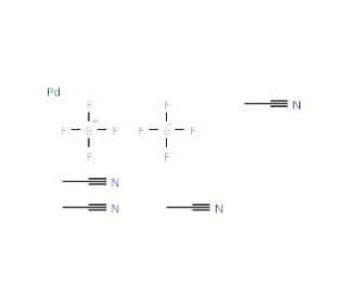 Tetrakis(acetonitrile)palladium(II) tetrafluoroborate (CAS 21797-13-7) - chemical structure image