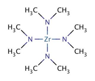 Tetrakis(dimethylamido)zirconium(IV) (CAS 19756-04-8) - chemical structure image